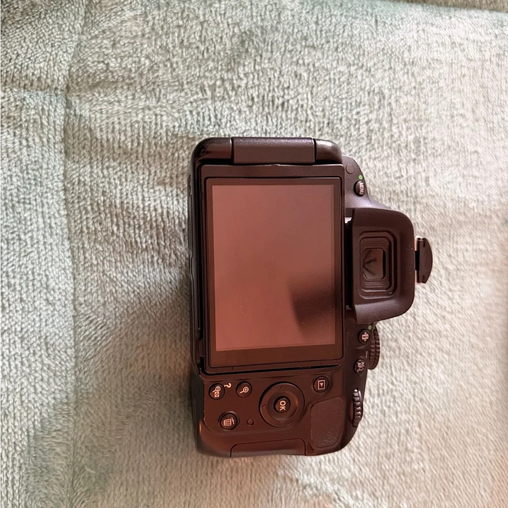 Nikon Black and Red DSLR Camera Body